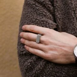 Lucleon Anneau En Acier Vincent -Bagues Magasin 02 12804 ring