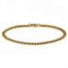 Lucleon Bracelet Chaîne à Mailles Dorées - 4 Mm 2 Lucleon Bracelet Chaîne à Mailles Dorées - 4 Mm -Bagues Magasin 1 1.85c6356fae06fe482cc4d836f53f35ca 3