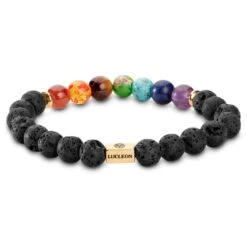 Lucleon Bracelet De Perles De Pierre Chakra