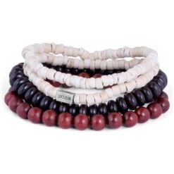 Lucleon Bracelet Miro En Bois Et Noix De Coco