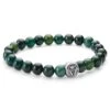 Lucleon Bracelet D'agate Vert émeraude -Bagues Magasin 1 1 beca64c70a967dffa0828e813b28581d