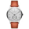 Fawler Adrien | Montre En Acier Inoxydable Et émail Blanc 2 Fawler Adrien | Montre En Acier Inoxydable Et émail Blanc -Bagues Magasin 1 1adrrien