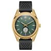 Arkai Mond | Montre Meteorite En Acier Inoxydable Couleur Vert Et Or -Bagues Magasin 1 1mond