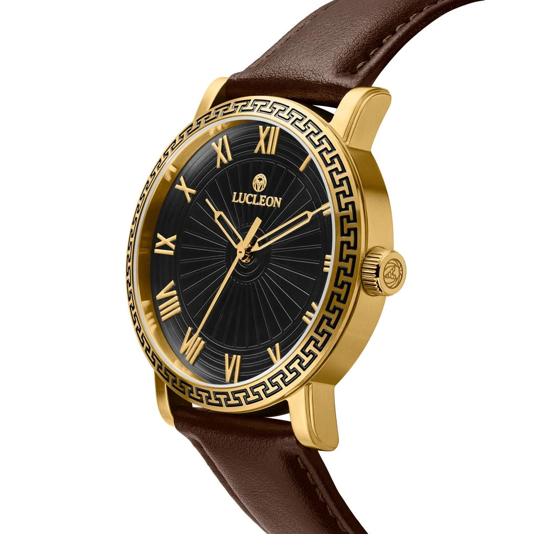 Lucleon Hydra | Montre Brune De Style Vintage En Acier Inoxydable 4 Lucleon Hydra | Montre Brune De Style Vintage En Acier Inoxydable – Image 2