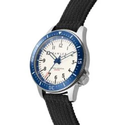 Fawler Luscent | Montre De Plongée En Acier Bleu Et Argenté Avec Cadran Luminescent -Bagues Magasin 1 2svtl