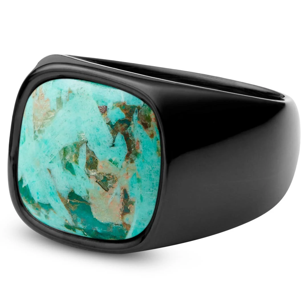 Lucleon Chevalière Noire Gravel Len à Pierre De Chrysocolle 3 Lucleon Chevalière Noire Gravel Len à Pierre De Chrysocolle