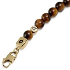 Arkai Bracelets Dorés Rico En Pierre De Lave, Oeil De Tigre Et Pendentif Crâne -Bagues Magasin 1 3.d6e314ac7caf2c96e1539c3ae427b10d 3