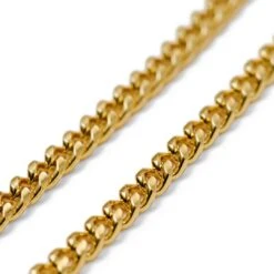 Lucleon Bracelet Chaîne à Mailles Dorées - 4 Mm 12 Lucleon Bracelet Chaîne à Mailles Dorées - 4 Mm -Bagues Magasin 1 4.e00a0704ab49f7d3009735664da86f08 3