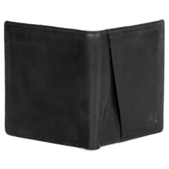 Lucleon Portefeuille En Cuir Noir Montréal Rustic à Protection Anti RFID -Bagues Magasin 1 4 129 1 29