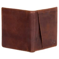 Lucleon Portefeuille En Cuir Havane Montreal Rustic à Protection RFID -Bagues Magasin 1 4 129 1 32