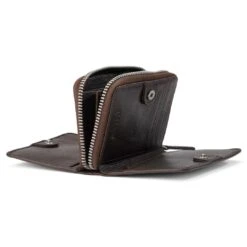 Lucleon Portefeuille Anti- RFID En Cuir Brun Foncé Lorn -Bagues Magasin 1 4 e86b4389330b4371cbddf92106d192a7