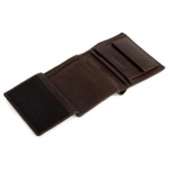 Lucleon Portefeuille En Cuir Marron Montréal Rustic à Protection RFID -Bagues Magasin 1 5 90 1 24