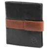Lucleon Portefeuille Montreal Vertical En Cuir Noir Et Marron RFID 1 Lucleon Portefeuille Montreal Vertical En Cuir Noir Et Marron RFID -Bagues Magasin 10 2 6 17