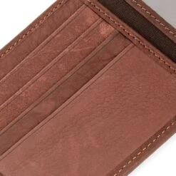 Collin Rowe Portefeuille Brun Tramé 12 Collin Rowe Portefeuille Brun Tramé -Bagues Magasin 10 4 35