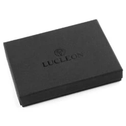 Lucleon Porte-cartes Lacey En Cuir Marron Anti-RFID -Bagues Magasin 10 5 67