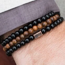 Lucleon Bracelets Lucleon Le Bois Et La Pierre -Bagues Magasin 10 lucleon wood stone bracelets cropped2