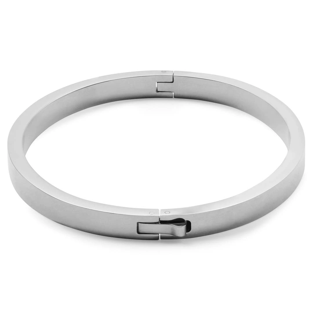 Lucleon Bracelet à Charnière En Métal Argenté Arie 4 Lucleon Bracelet à Charnière En Métal Argenté Arie – Image 2