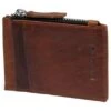 Lucleon Mini Portefeuille Montréal En Cuir Marron Foncé RFID -Bagues Magasin 11 2 2 211
