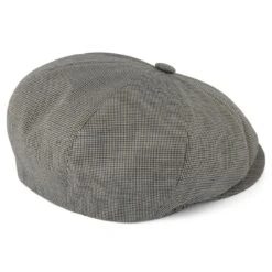 Fawler Casquette Gavroche Spicchi Gris Pied-de-poule -Bagues Magasin 11 2 2 297
