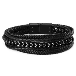 Lucleon Bracelet Naxos En Cuir Noir Et Agate Noire 12 Lucleon Bracelet Naxos En Cuir Noir Et Agate Noire -Bagues Magasin 11 2f44aa48307a6acb13ce3de8be84289a4 3