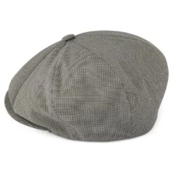 Fawler Casquette Gavroche Spicchi Gris Pied-de-poule -Bagues Magasin 11 3 1 186