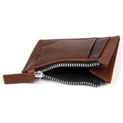 Lucleon Mini Portefeuille Montréal En Cuir Marron Foncé RFID -Bagues Magasin 11 5 33
