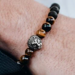 Neshraw Bracelet Le Lion Argenté -Bagues Magasin 11077bestsell