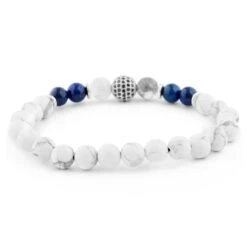 Neshraw Bracelet Royal En Pierres Blanches -Bagues Magasin 11116 02