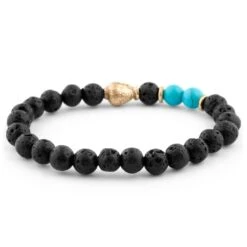 Neshraw Bracelet Turquoise Hommage à Bouddha -Bagues Magasin 11134 03