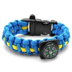 Tailor Toki Bracelet Paracord Bleu Et Jaune
