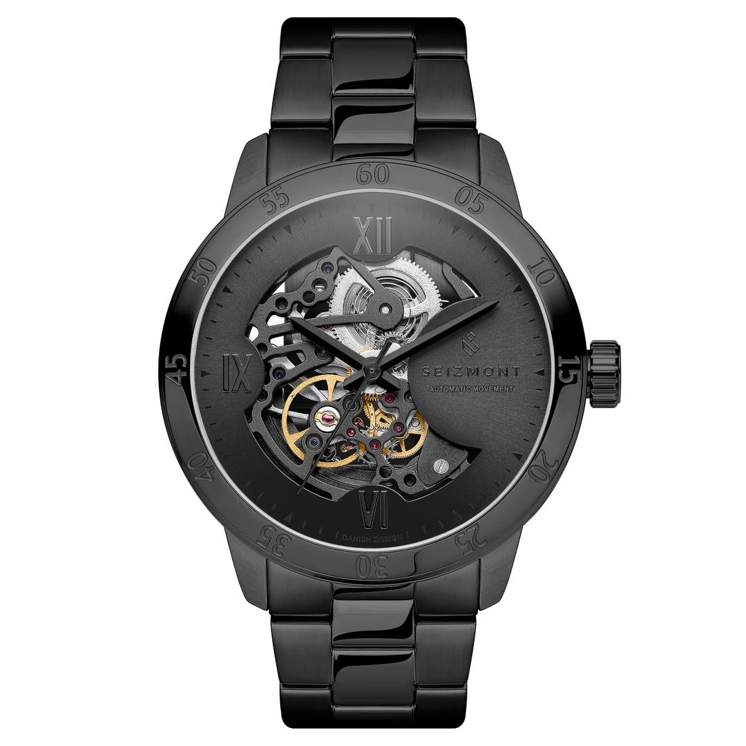 Seizmont Dante II | Montre Squelette Noire 3 Seizmont Dante II | Montre Squelette Noire