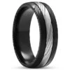 Lucleon Fortis | Bague En Acier Damas Et Titane De Couleur Argentée à Double Liseré Noir - 7 Mm 2 Lucleon Fortis | Bague En Acier Damas Et Titane De Couleur Argentée à Double Liseré Noir - 7 Mm -Bagues Magasin 13 13ab373a46558ddb502fad4a1dc78d88c 8