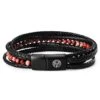 Lucleon Bracelet Naxos En Cuir Noir Et Perles De Jaspe Impérial Rouge -Bagues Magasin 13 17094530de4ccd53b53f0f487547e604d 3