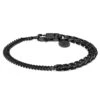 Lucleon Bracelet Couleur Gris Gunmetal Carlos Amager à Double Maille Gourmette -Bagues Magasin 13 1e1c1a2b00c901c700d560149a714fe5a 3