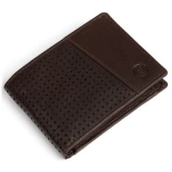 Lucleon Portefeuille Montreal Dotty En Cuir Marron RFID -Bagues Magasin 13 3 117