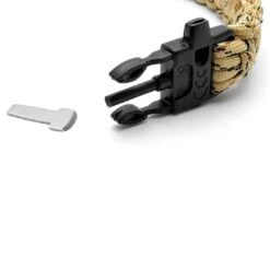Tailor Toki Bracelet Paracord Couleur Sable Avec Design De Boussole, Sifflet Et Allume-feu -Bagues Magasin 13 3 50