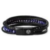 Lucleon Bracelet Naxos En Cuir Noir Et Perles Lapis Lazuli -Bagues Magasin 14 1ac9b60fcc6ea92f8515be4608e131cfd 3