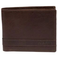 Lucleon Portefeuille Montreal Luxe En Cuir Marron RFID 11 Lucleon Portefeuille Montreal Luxe En Cuir Marron RFID -Bagues Magasin 14 2 3 7