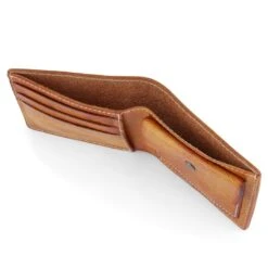 Salt & Hide Portefeuille Deux Volets En Cuir Tanné Dermot 11 Salt & Hide Portefeuille Deux Volets En Cuir Tanné Dermot -Bagues Magasin 14 9 1