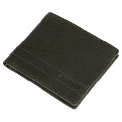 Lucleon Portefeuille Montreal Luxe En Cuir Vert Olive RFID -Bagues Magasin 14056 06