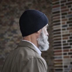 Fawler Bonnet Noir Kite Kevin En Coton Organique -Bagues Magasin 17704 2 squares