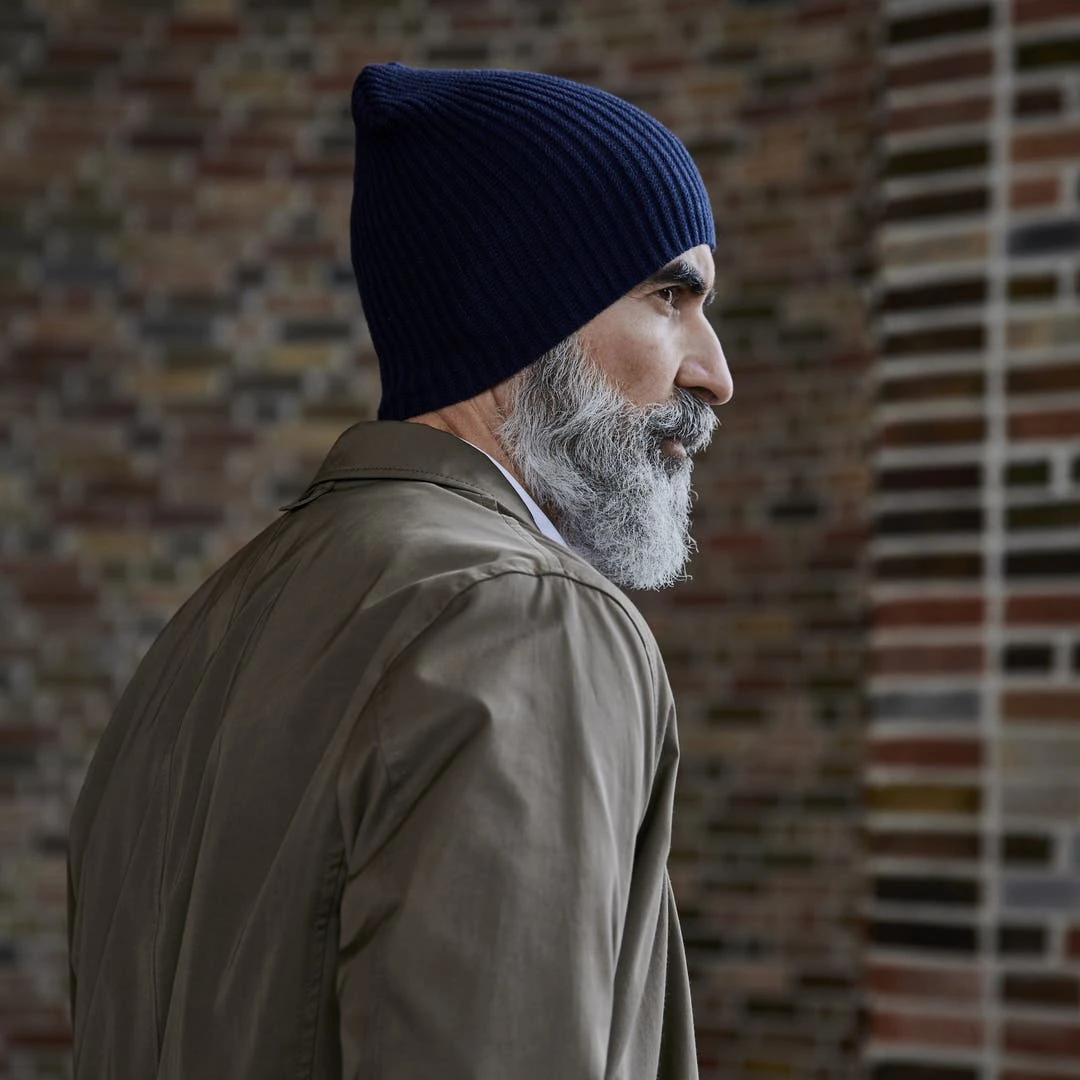 Fawler Beanie Bleu Marine Kristian Kite En Coton Organique 8 Fawler Beanie Bleu Marine Kristian Kite En Coton Organique – Image 6