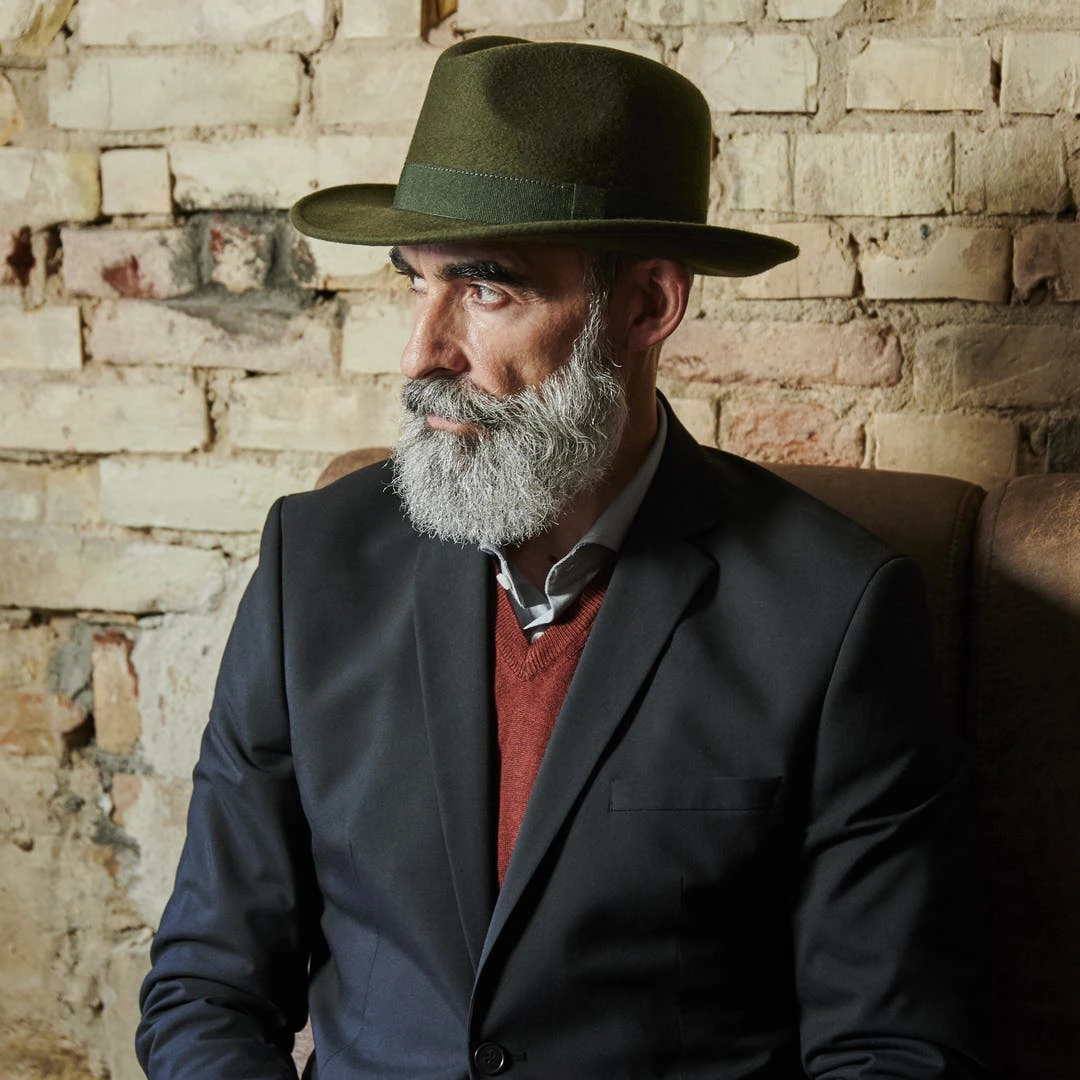 Fawler Fedora Fido Alessandria En Laine Verte 7 Fawler Fedora Fido Alessandria En Laine Verte – Image 5