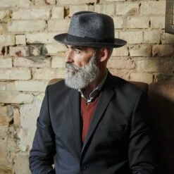 Fawler Chapeau Fédora Gris Filippo Moda -Bagues Magasin 17960 2