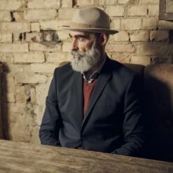 Fawler Chapeau Trilby Tomasso Moda Beige Clair -Bagues Magasin 17984 2