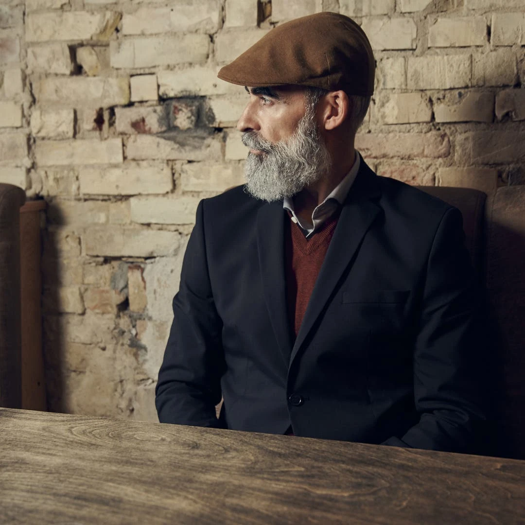 Fawler Casquette Plate Brune Mario Moda 4 Fawler Casquette Plate Brune Mario Moda – Image 3