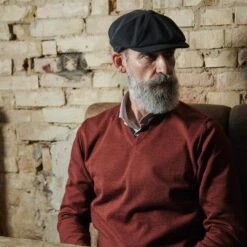 Fawler Casquette à Visière Noire Maso Moda -Bagues Magasin 18076 2