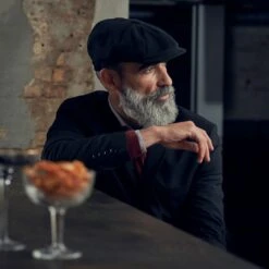 Fawler Casquette à Visière Noire Maso Moda -Bagues Magasin 18076 3jpg