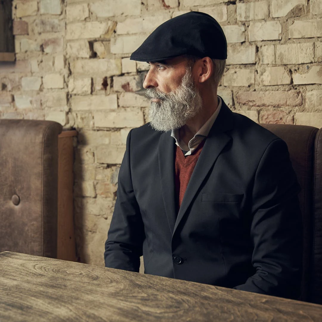 Fawler Casquette Béret Noire Mario Moda 5 Fawler Casquette Béret Noire Mario Moda – Image 3