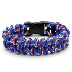 Tailor Toki Bracelet Paracord Bleu & Rouge